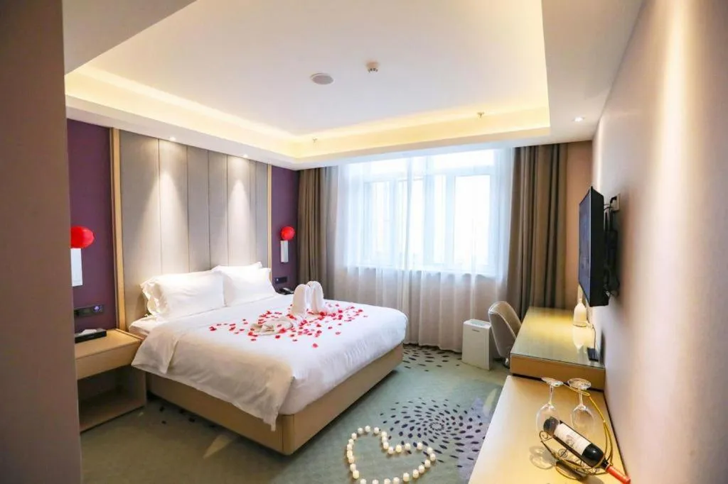 Bed in Lavande Hotel Beijing Daxing Airport Qingyuan Road Metro Station Joy City