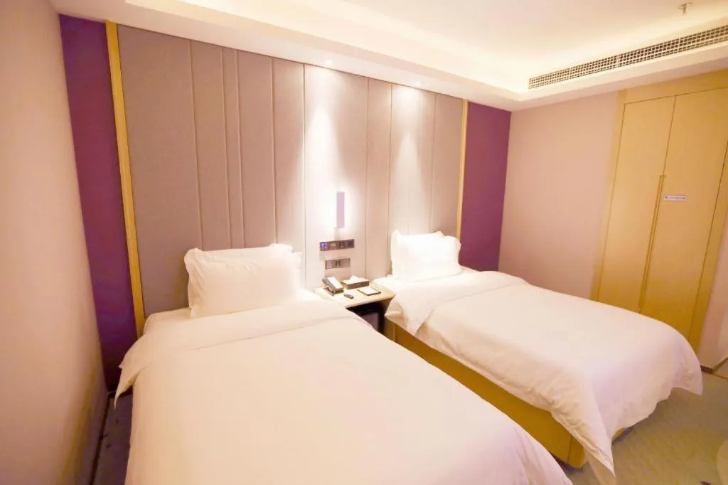 Bed in Lavande Hotel Beijing Daxing Airport Qingyuan Road Metro Station Joy City