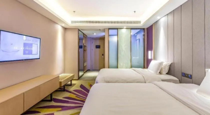 Bed in Lavande Hotel Beijing Daxing Airport Qingyuan Road Metro Station Joy City