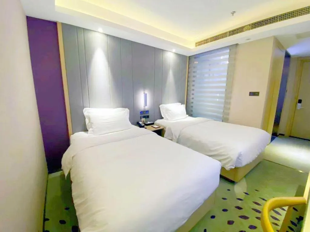 Bed in Lavande Hotel Beijing Daxing Airport Qingyuan Road Metro Station Joy City