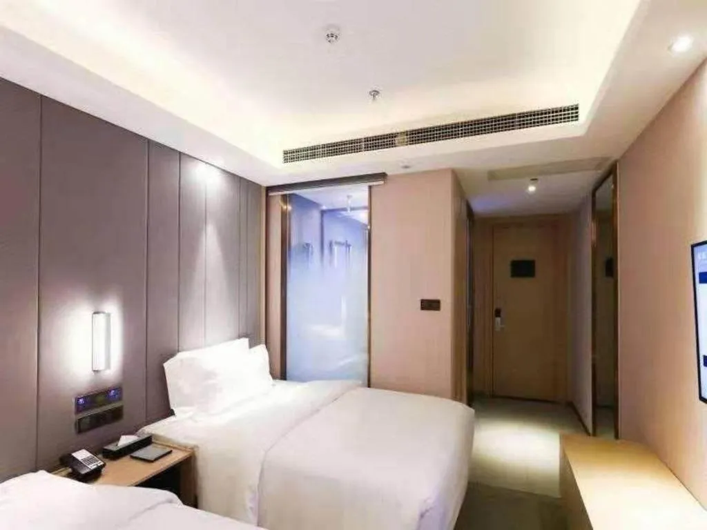 Bed in Lavande Hotel Beijing Daxing Airport Qingyuan Road Metro Station Joy City