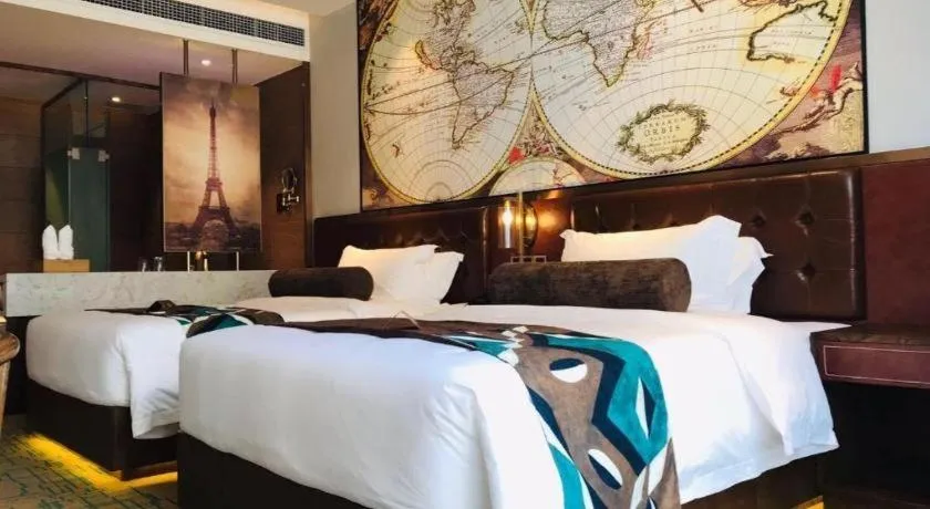 Bed in James Joyce Coffetel Chengdou Wuqing Wanda Plaza