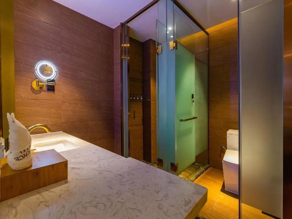 Bed in James Joyce Coffetel Chengdou Wuqing Wanda Plaza