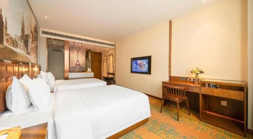 Bed in James Joyce Coffetel Chengdou Wuqing Wanda Plaza