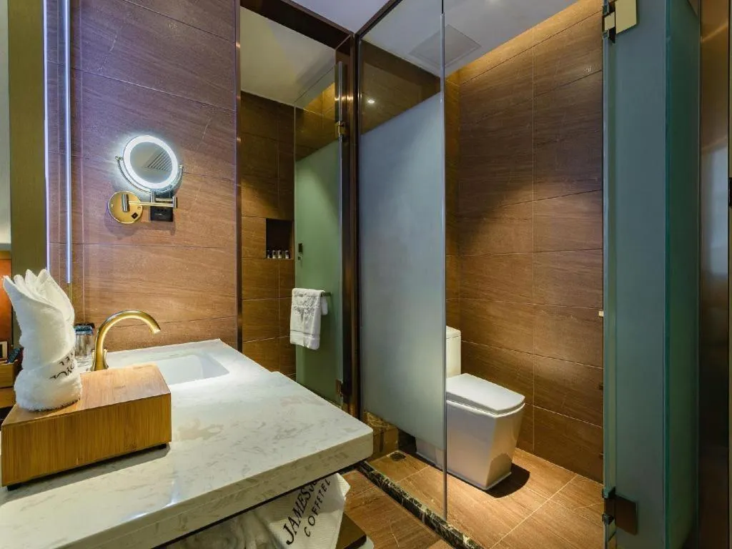 Bed in James Joyce Coffetel Chengdou Wuqing Wanda Plaza