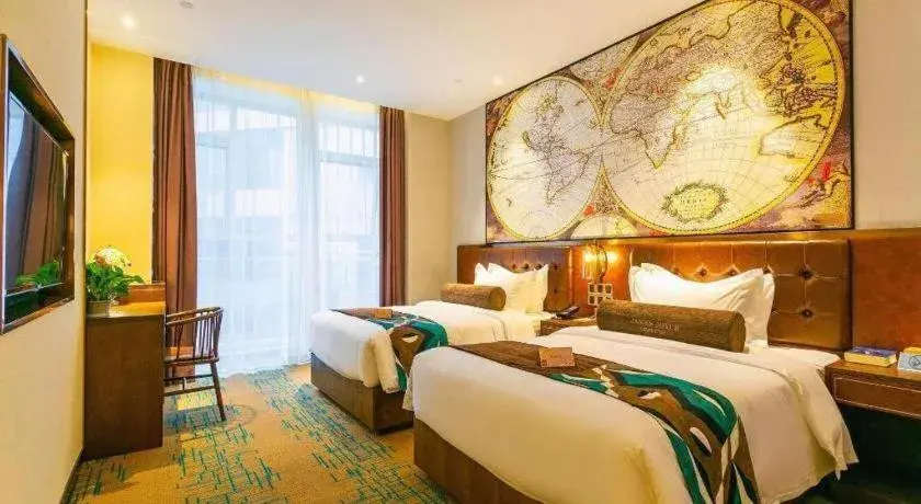 Bed in James Joyce Coffetel Chengdou Wuqing Wanda Plaza Bed in James Joyce Coffetel Chengdou Wuqing Wanda Plaza