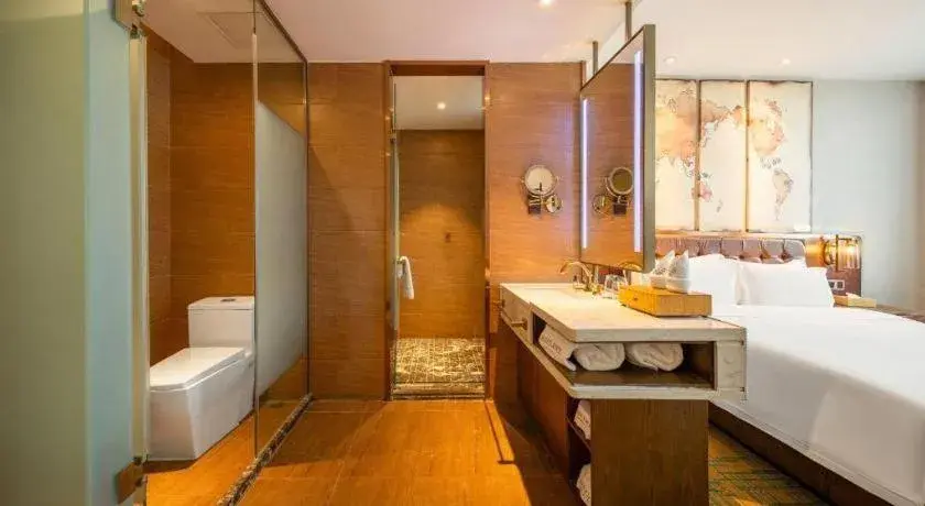 Bed in James Joyce Coffetel Chengdou Wuqing Wanda Plaza Bed in James Joyce Coffetel Chengdou Wuqing Wanda Plaza