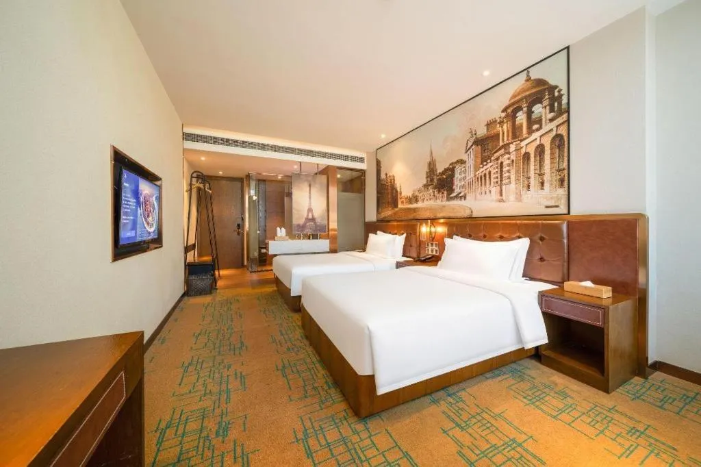 Bed in James Joyce Coffetel Chengdou Wuqing Wanda Plaza