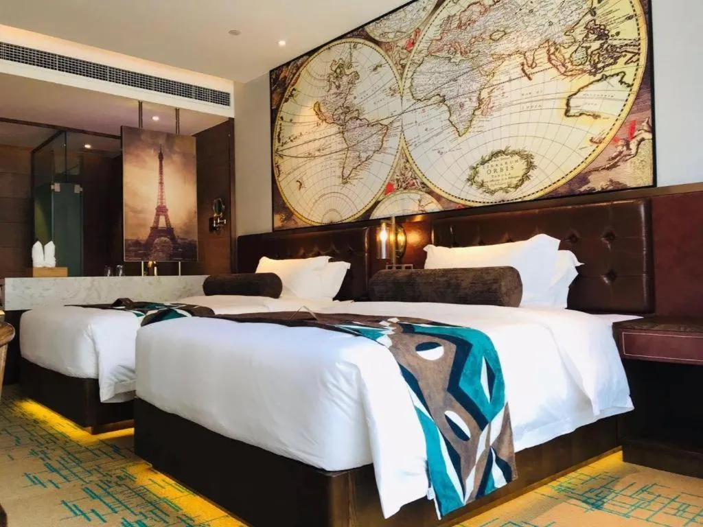 Bed in James Joyce Coffetel Chengdou Wuqing Wanda Plaza