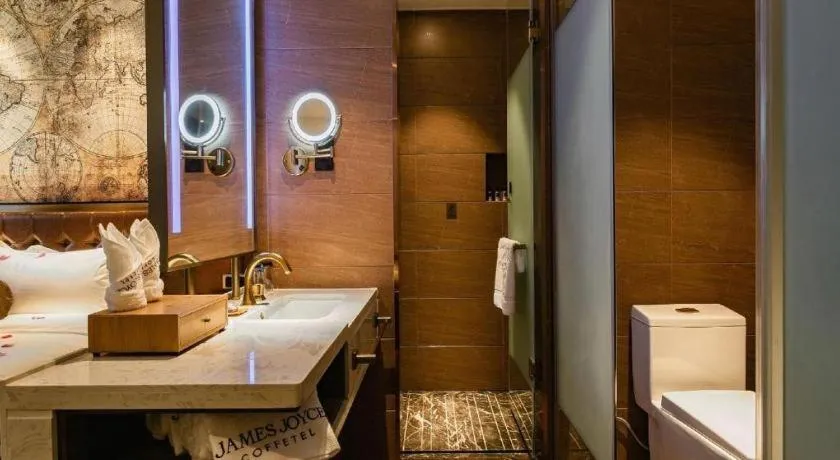 Bed in James Joyce Coffetel Chengdou Wuqing Wanda Plaza