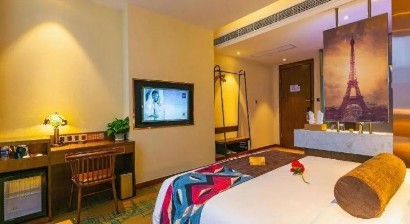 Bed in James Joyce Coffetel Chengdou Wuqing Wanda Plaza