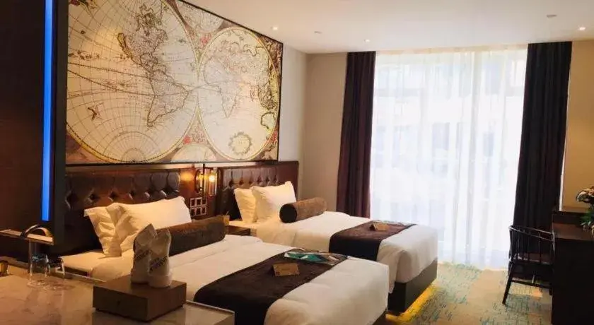 Bed in James Joyce Coffetel Chengdou Wuqing Wanda Plaza Bed in James Joyce Coffetel Chengdou Wuqing Wanda Plaza