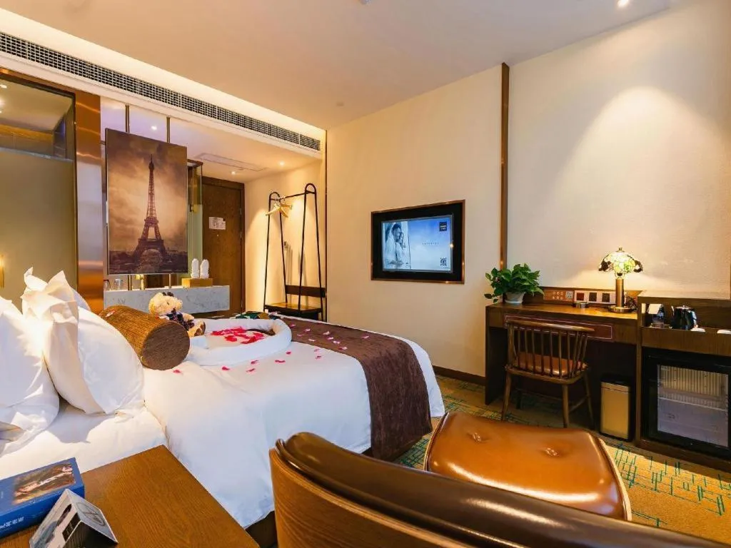 Bed in James Joyce Coffetel Chengdou Wuqing Wanda Plaza
