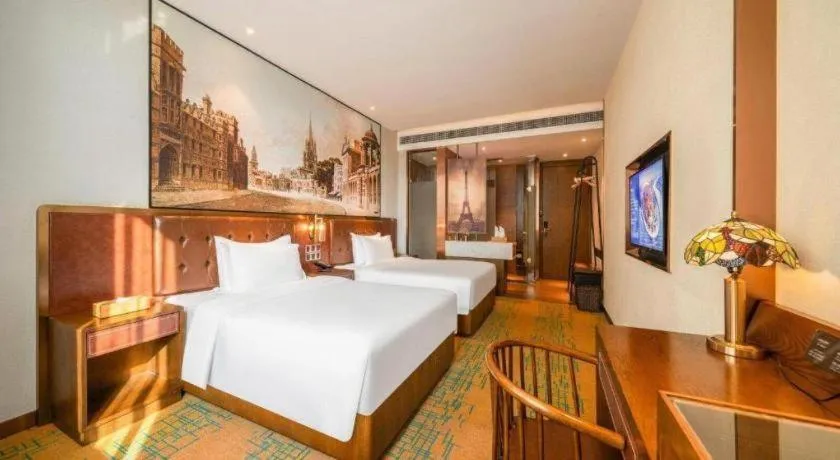 Bed in James Joyce Coffetel Chengdou Wuqing Wanda Plaza