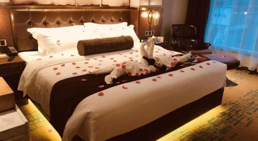 Bed in James Joyce Coffetel Chengdou Wuqing Wanda Plaza