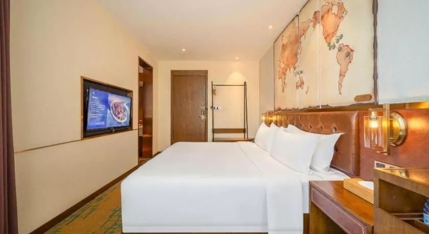 Bed in James Joyce Coffetel Chengdou Wuqing Wanda Plaza