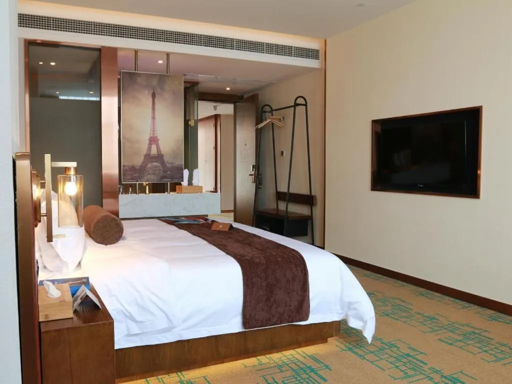 Bed in James Joyce Coffetel Chengdou Wuqing Wanda Plaza