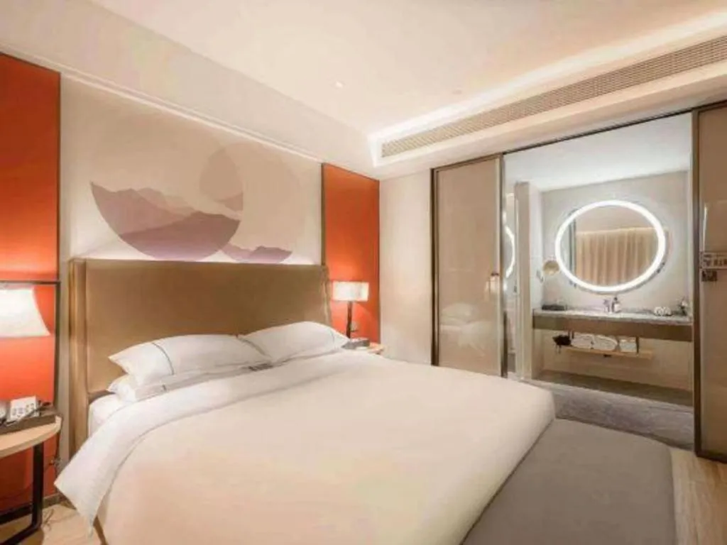 Bed in Echeng Hotel Guiyang Exhibition Center Financial City