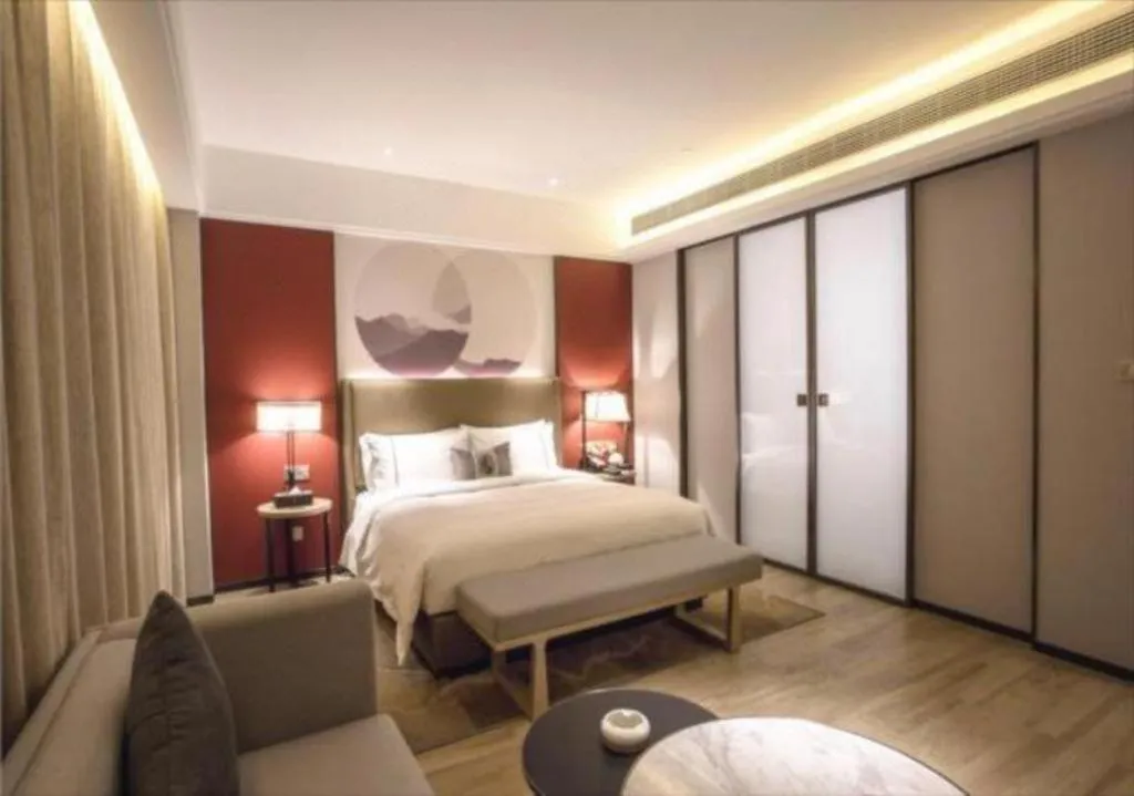 Bed in Echeng Hotel Guiyang Exhibition Center Financial City