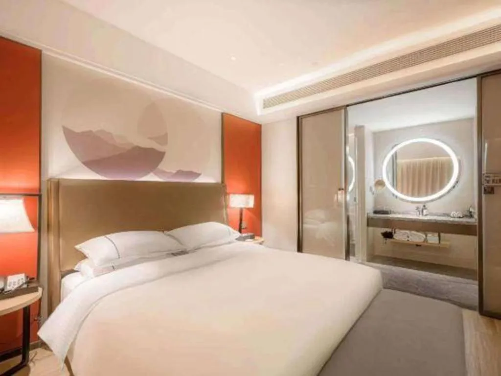 Bed in Echeng Hotel Guiyang Exhibition Center Financial City