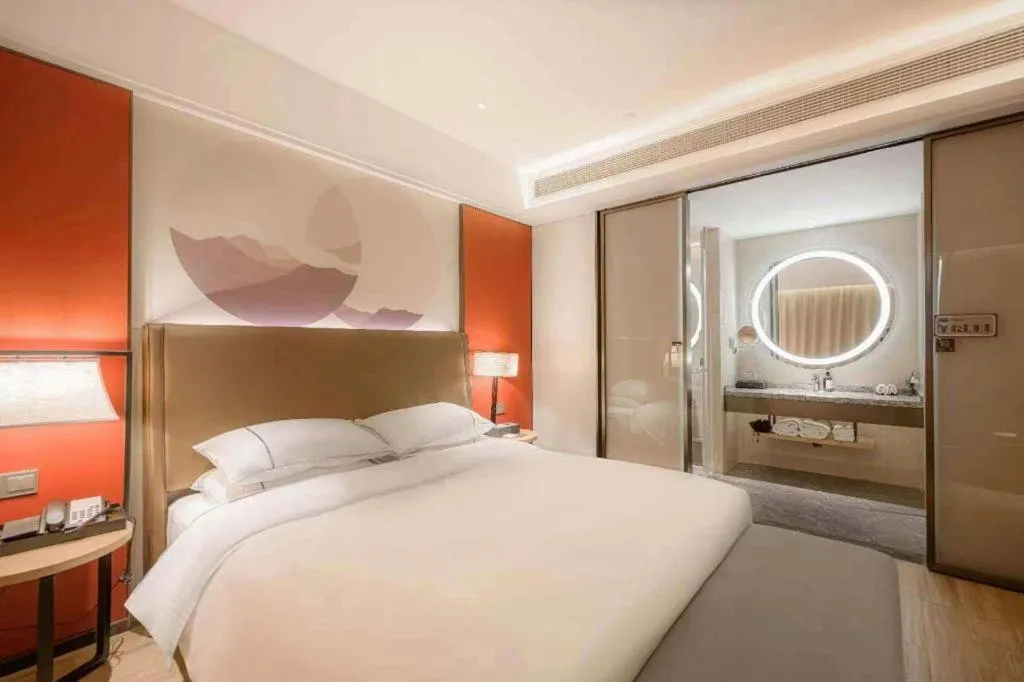 Bed in Echeng Hotel Guiyang Exhibition Center Financial City