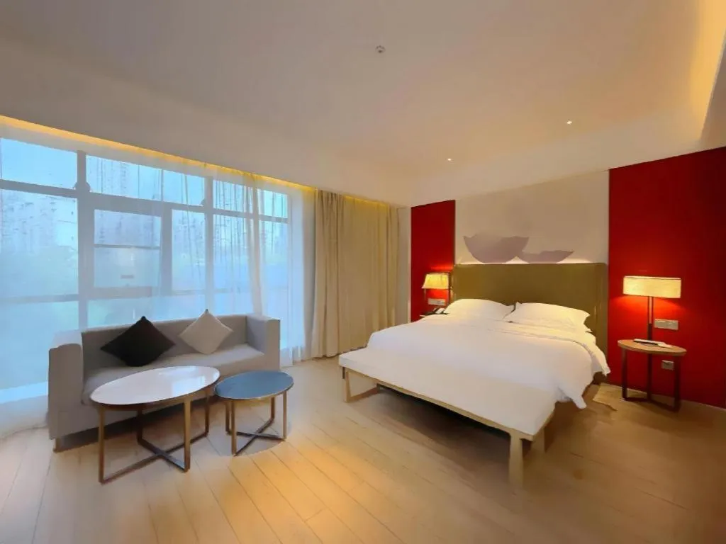 Bed in Echeng Hotel Guiyang Exhibition Center Financial City