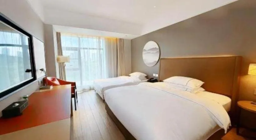 Bed in Echeng Hotel Guiyang Exhibition Center Financial City