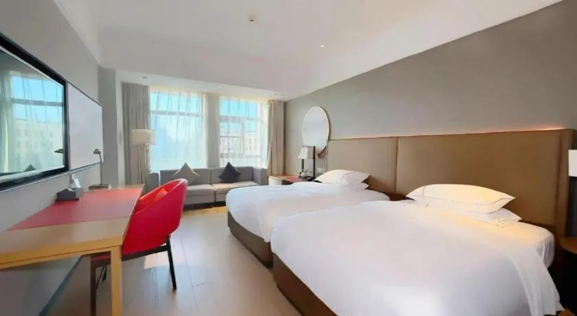 Bed in Echeng Hotel Guiyang Exhibition Center Financial City