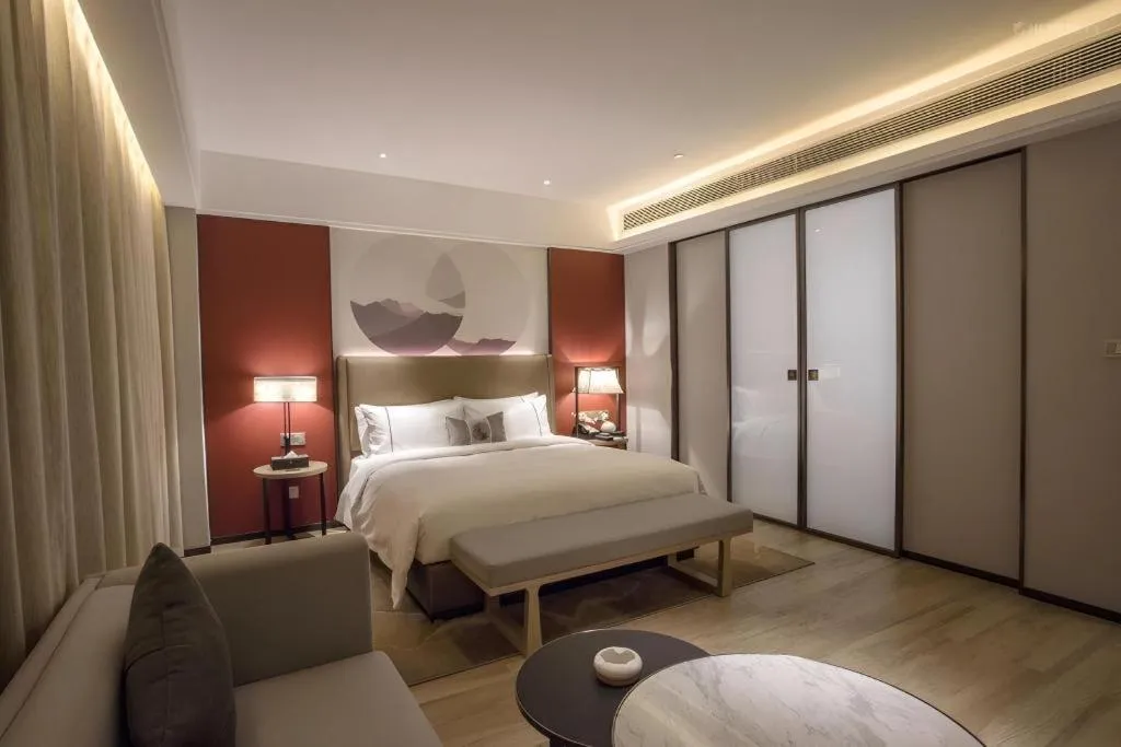 Bed in Echeng Hotel Guiyang Exhibition Center Financial City