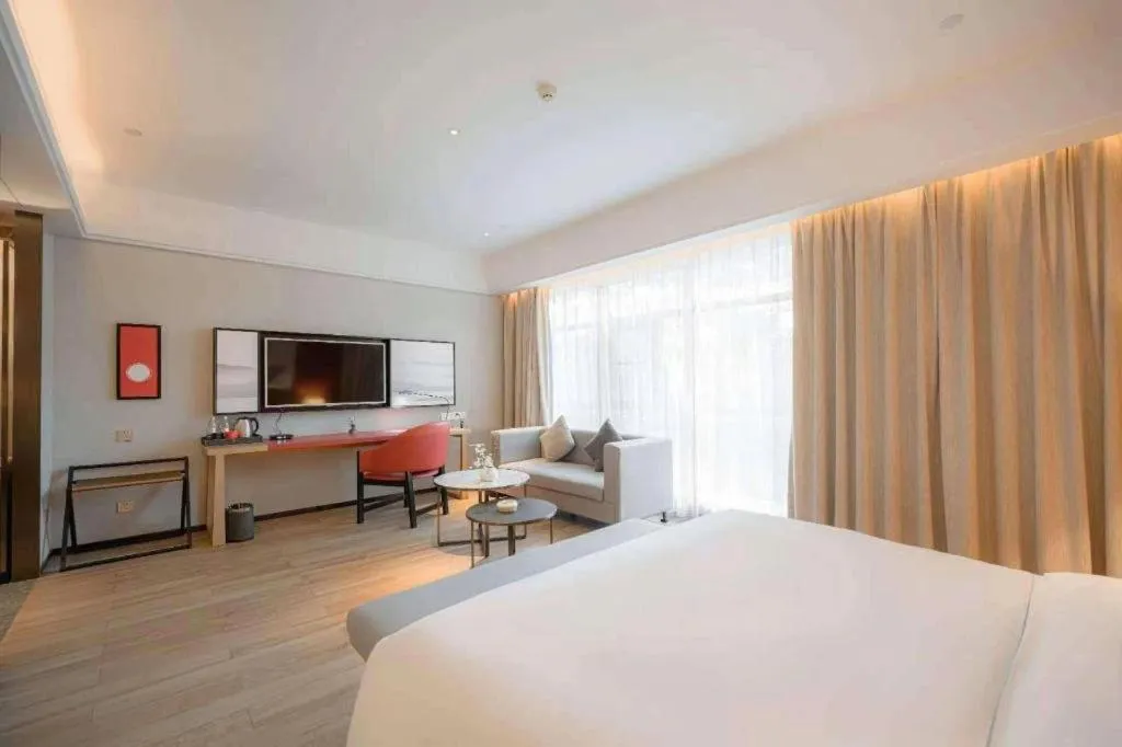 Bed in Echeng Hotel Guiyang Exhibition Center Financial City