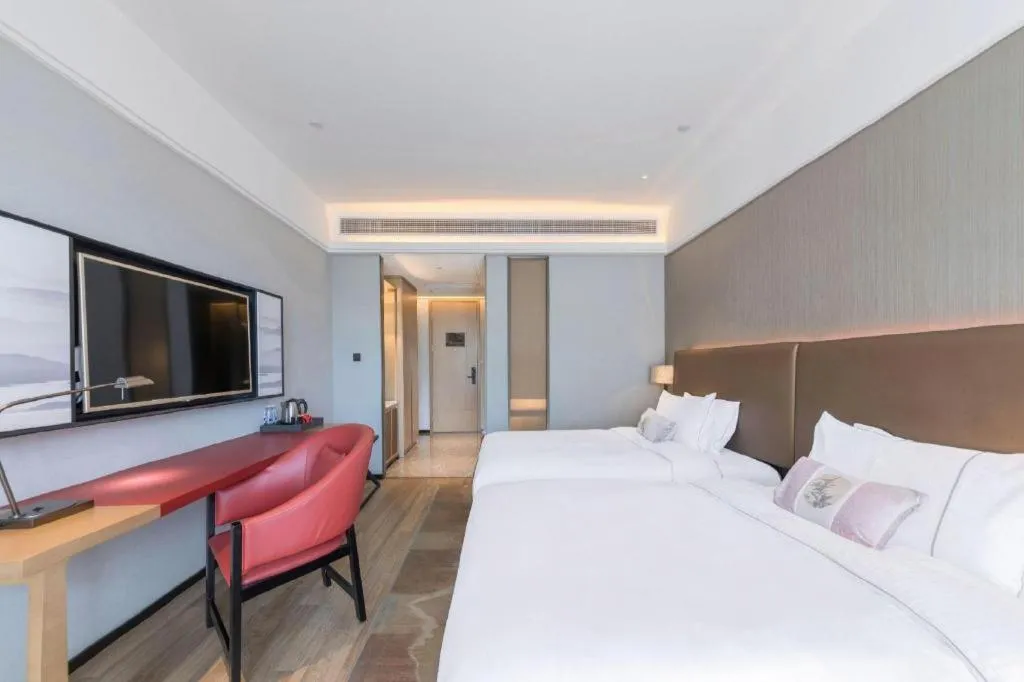 Bed in Echeng Hotel Guiyang Exhibition Center Financial City