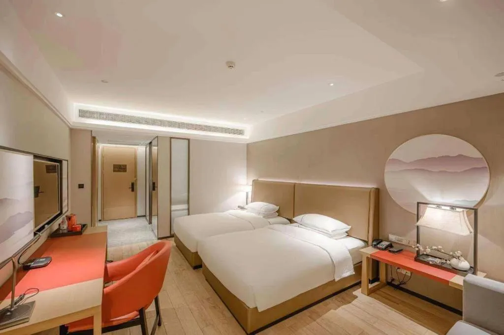 Bed in Echeng Hotel Guiyang Exhibition Center Financial City