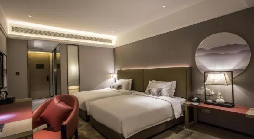 Bed in Echeng Hotel Guiyang Exhibition Center Financial City