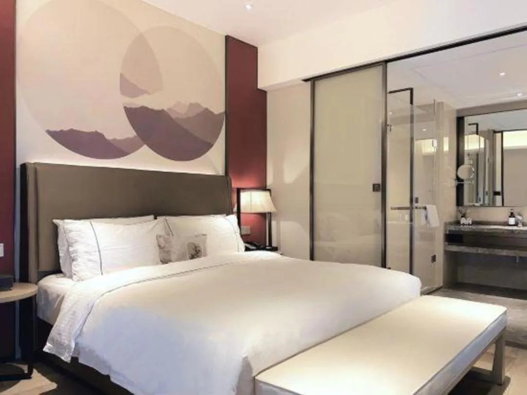 Bed in Echeng Hotel Guiyang Exhibition Center Financial City