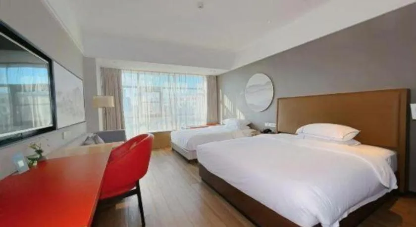 Bed in Echeng Hotel Guiyang Exhibition Center Financial City