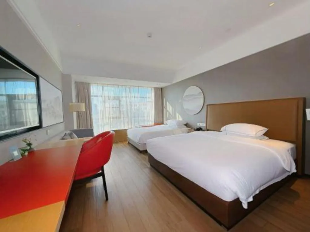 Bed in Echeng Hotel Guiyang Exhibition Center Financial City
