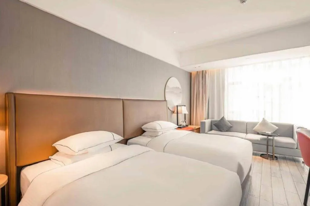 Bed in Echeng Hotel Guiyang Exhibition Center Financial City