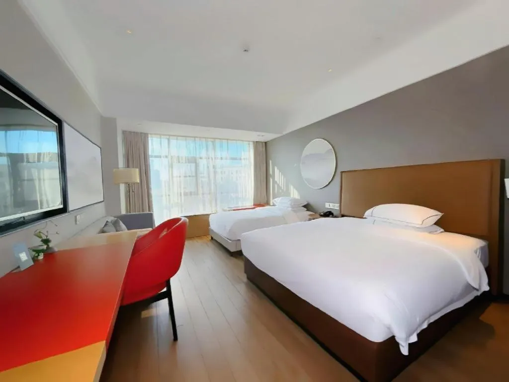 Bed in Echeng Hotel Guiyang Exhibition Center Financial City