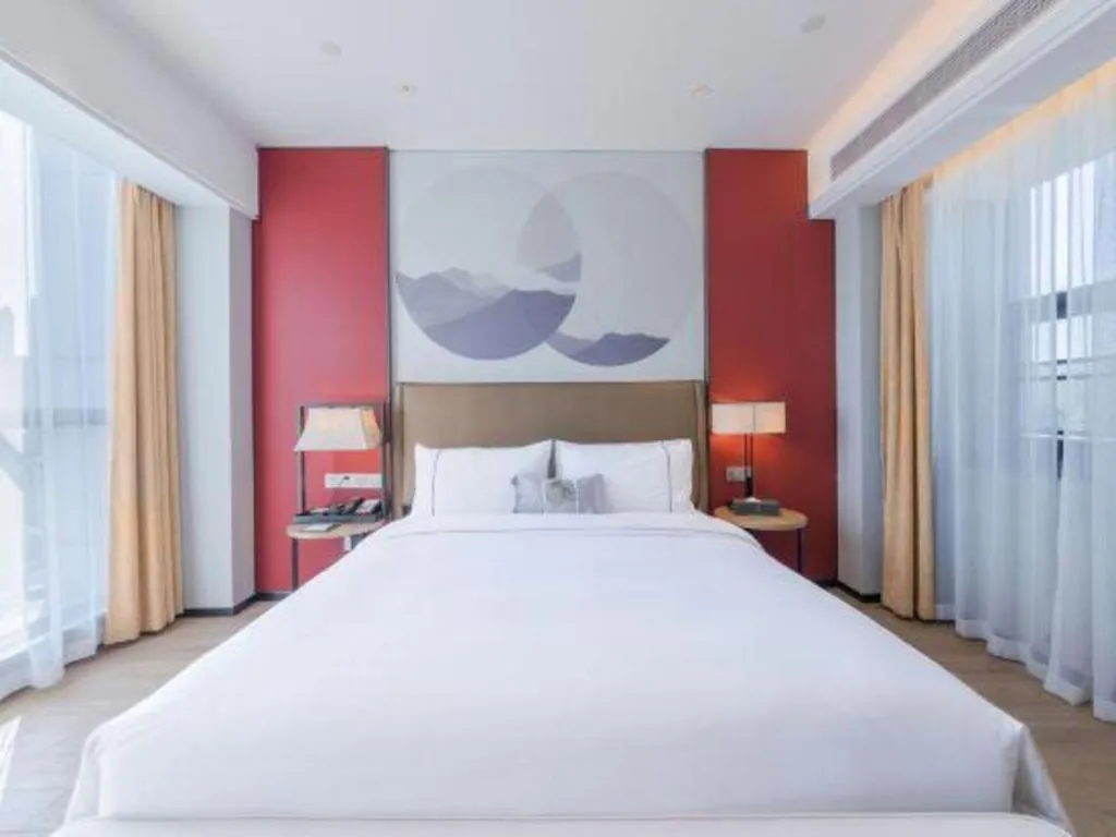 Bed in Echeng Hotel Guiyang Exhibition Center Financial City