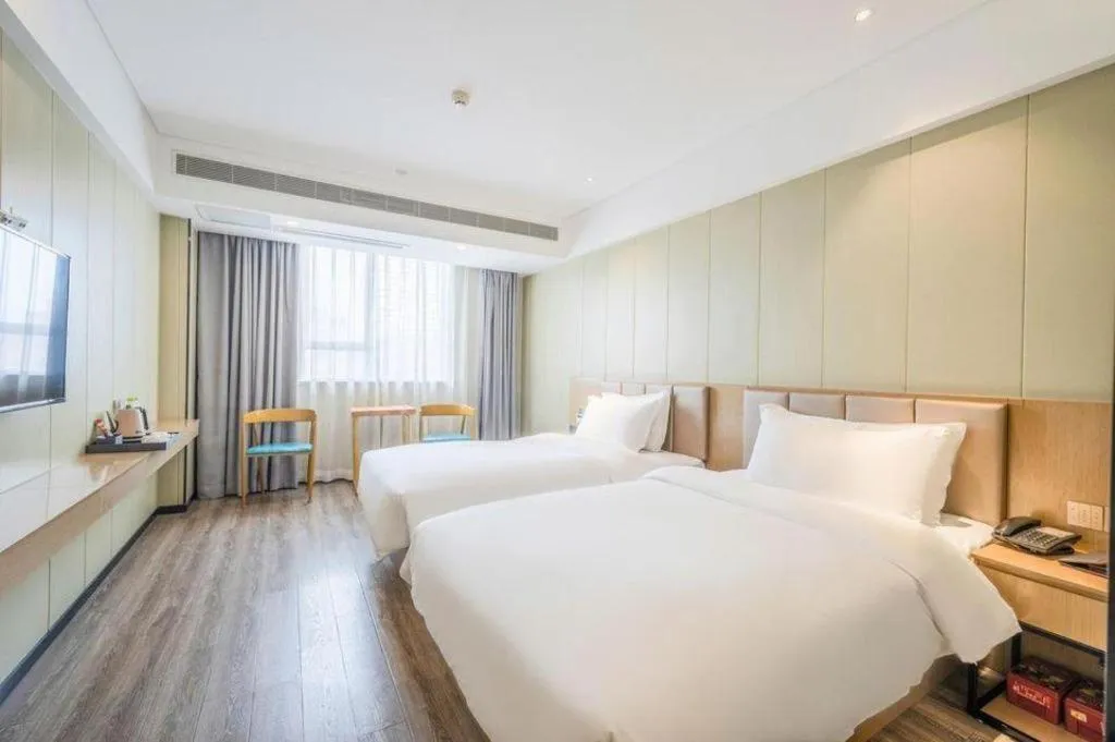 Bed in Borrman Hotel Xiamen Xiang'an Maxiang