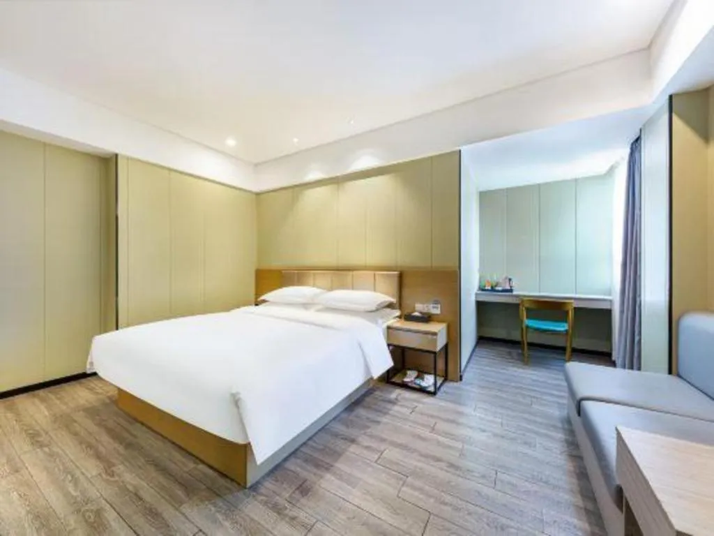 Bed in Borrman Hotel Xiamen Xiang'an Maxiang