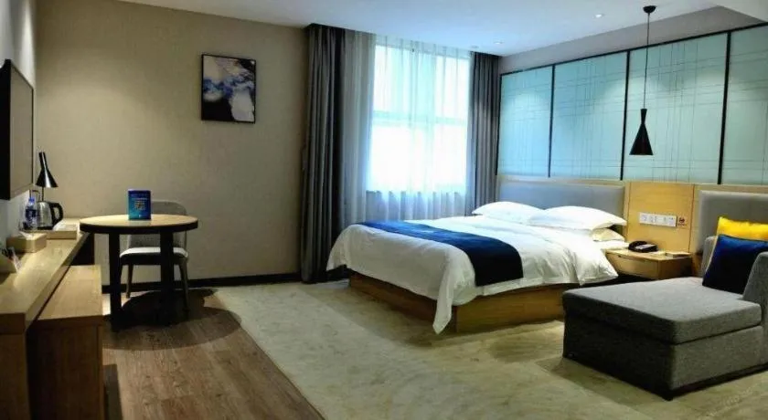 Bed in Echarm Hotel Hefei Binhu Exhibition Center