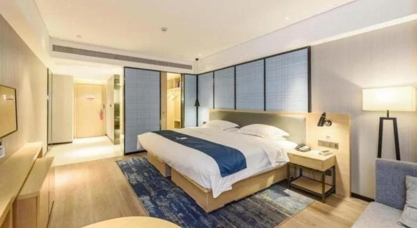 Bed in Echarm Hotel Hefei Binhu Exhibition Center