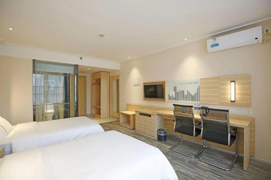 Bed in City Comfort Inn Chengdu Longquanyi District Beijing Road