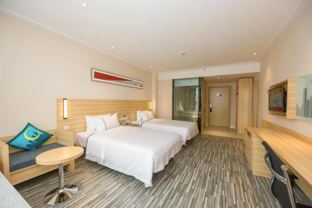 Bed in City Comfort Inn Chengdu Longquanyi District Beijing Road