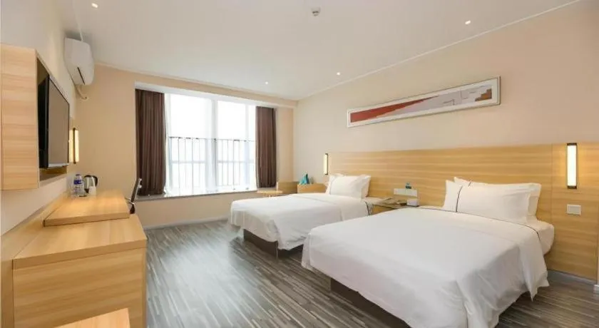 Bed in City Comfort Inn Chengdu Longquanyi District Beijing Road