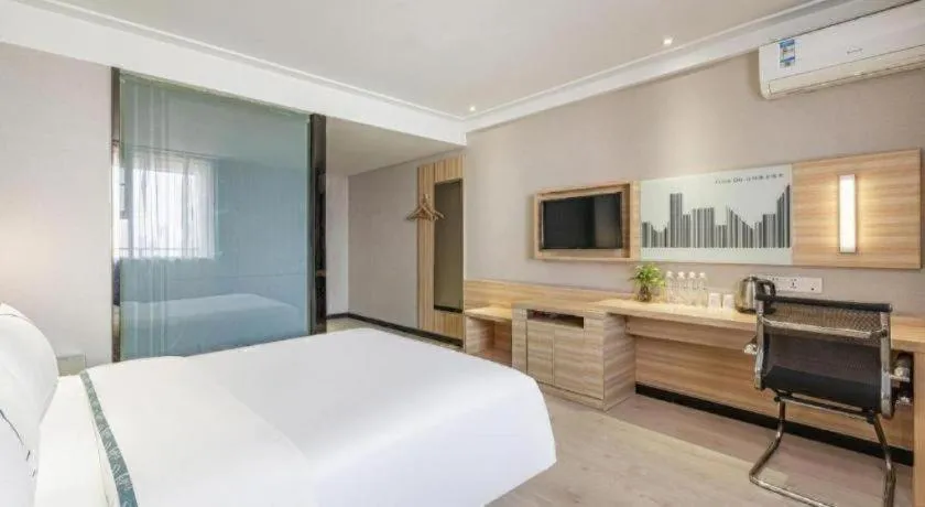 Bed in City Comfort Inn Wuhan Hubei University Of Economics