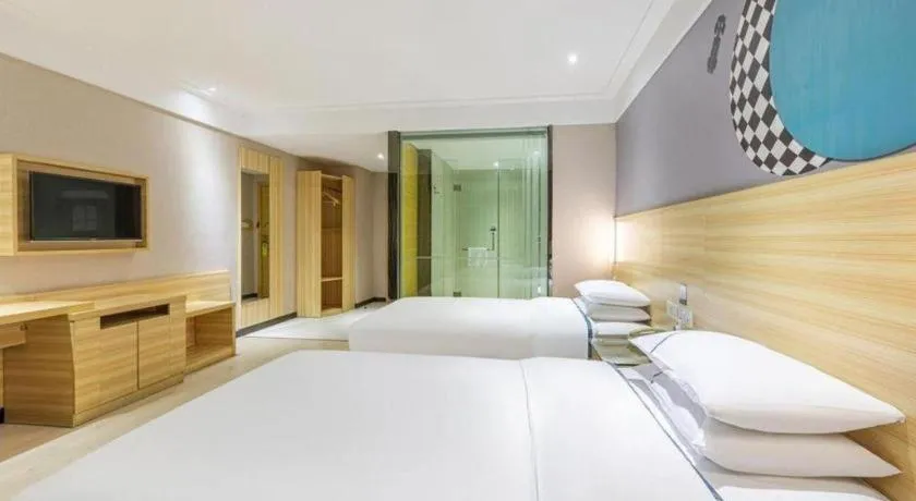 Bed in City Comfort Inn Wuhan Hubei University Of Economics