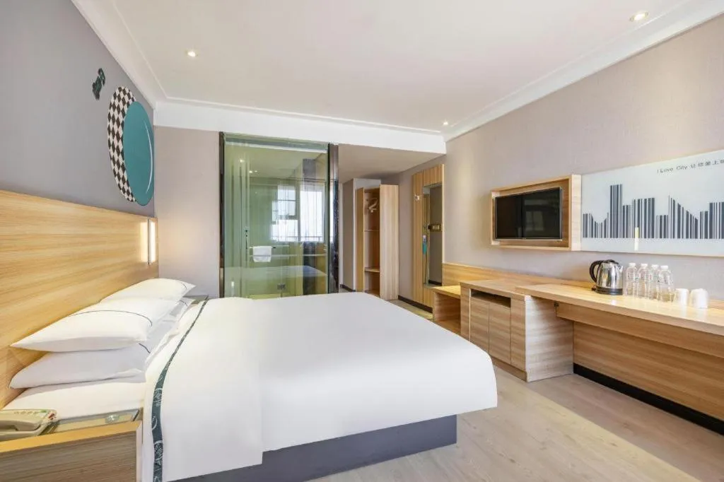 Bed in City Comfort Inn Wuhan Hubei University Of Economics