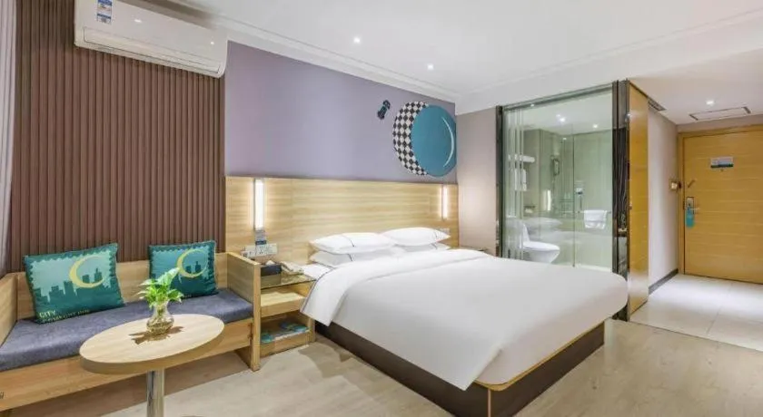 Bed in City Comfort Inn Wuhan Hubei University Of Economics